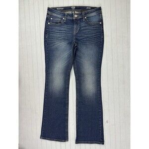 Ana Size 28 6 Short Womens Jeans Boot Cut Stretch Mid Rise Med Wash